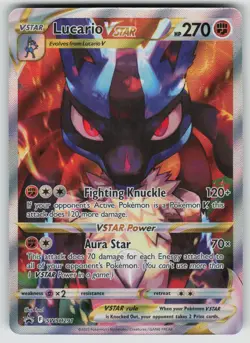 LUCARIO VSTAR SWSH291 HOLO PROMO SWORD & SHIELD PROMO POKEMON HOLO NEAR MINT - Image 1