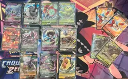 Pokemon TCG Crown Zenith V Lot 12 Holo English Aerodactyl Garbodor + - Image 5
