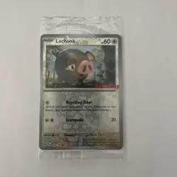 Lechonk - (GameStop) 154/198 SEALED PROMO Holo Pokemon Card - Image 1