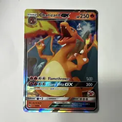 Pokemon Charizard GX 9/68 Hidden Fates Ultra Rare Holo English 250 HP Flare Bli… - Image 1