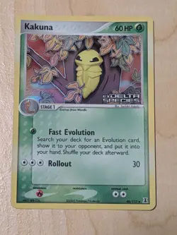 Kakuna Stamped Reverse Holo 46/113 EX Delta Species Pokemon TCG NM - Image 2
