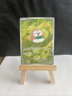 Pokemon Rowlet Illustration Rare Full Art Near Mint Perfect Order 090/088.NM 🔥 - Image 2