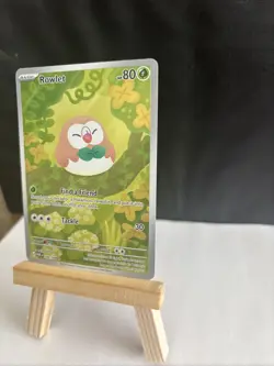 Pokemon Rowlet Illustration Rare Full Art Near Mint Perfect Order 090/088.NM 🔥 - Image 4