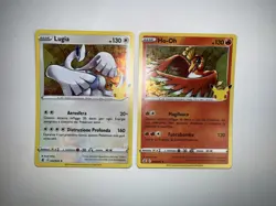 ITALIAN Pokemon Celebrations 25th Anniversary Lugia And Ho-oh 022/025 001/025 - Image 1