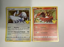 ITALIAN Pokemon Celebrations 25th Anniversary Lugia And Ho-oh 022/025 001/025 - Image 2