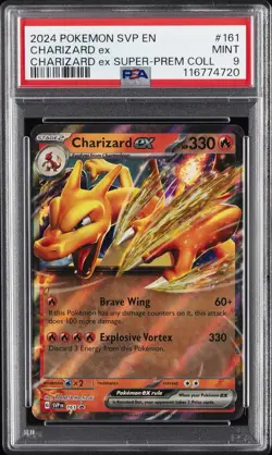 2024 POKEMON SVP EN-SV BLACK STAR PROMO #161 CHARIZARD EX PSA 9 - Image 1