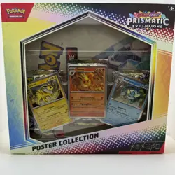 POKEMON TCG SCARLET & VIOLET PRISMATIC EVOLUTIONS POSTER COLLECTION BOX - Image 1