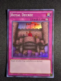 Yugioh - Royal Decree THSF-EN058 1st Edition Super Rare LP - Image 1