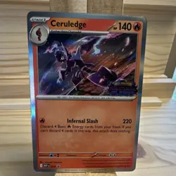 The Pokemon Company Ceruledge Me: Mega Evolution Promo 014 140 HP Holo Prerelea… - Image 1
