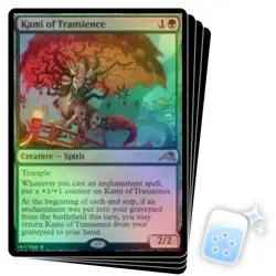 FOIL KAMI OF TRANSIENCE X4 Kamigawa: Neon Dynasty NEO Magic MTG MINT CARD - Image 1