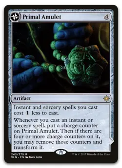 Primal Amulet #243 (NM) Ixalan XLN Magic MTG - Image 1