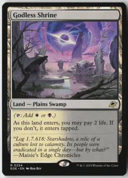 Godless Shrine (254) - Normal - Edge of Eternities (EOE) - NM - Image 1