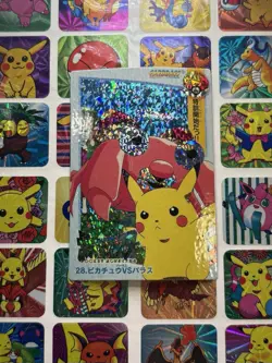 Pokemon Charizard Vintage Pocket Monsters Vending HOLO Prism Sticker 99 Nintendo - Image 1