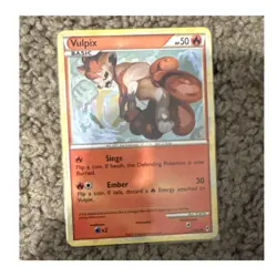 Pokemon Vulpix Basic 75/95 50HP Regular English 2011 TCG Card - Image 1