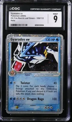 CGC 9 MINT Gyarados ex 109/112 Holo 2004 Pokemon EX Fire Red & Leaf Green Pop 42 - Image 1