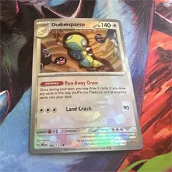 Pokemon Dudunsparce 080/131 Sv: Prismatic Evolutions Rare Pokeball Pattern - Image 1
