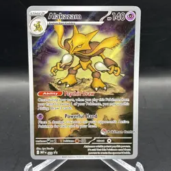 Pokemon TCG - Alakazam - Pokemon Center Stamped 009 Black Star Promo - Image 1