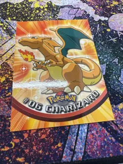 Charizard 1999 Topps Pokemon Movie Edition Black Logo #E6 Stage 3 - Image 1
