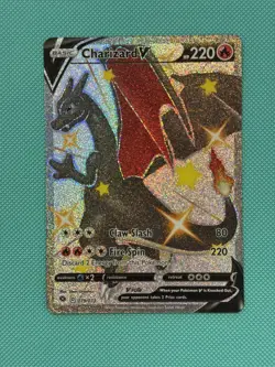Pokemon TCG Charizard V Champions Path 079/073 Holo Secret Rare - Image 1