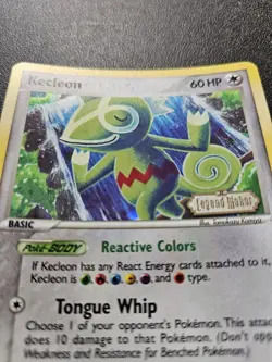 Pokemon EX Legend Maker Kecleon Stamped Reverse Holo 37/92 NEAR MINT Komiya - Image 2