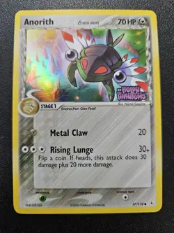 Pokemon EX Holon Phantoms Anorith Stamped Reverse Holo 57/110 EXCELLENT - Image 1