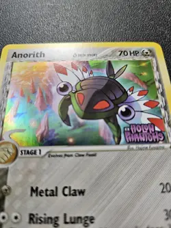 Pokemon EX Holon Phantoms Anorith Stamped Reverse Holo 57/110 EXCELLENT - Image 2