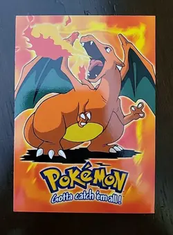MP! Pokemon Topps #6 Charizard E6 of 12 Blue Label Non-Holo - Image 1