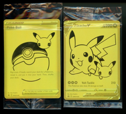 ERROR Pikachu V SWSH145 Poke Ball SWSH146 Celebrations 2021 SEALED Promo Pokemon - Image 1