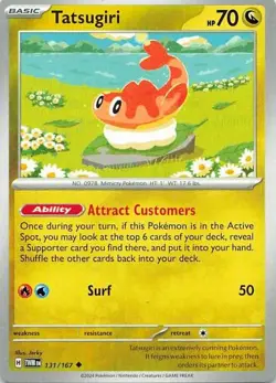 Tatsugiri 131/167 Twilight Masquerade Common NM Pokemon TCG - Image 1