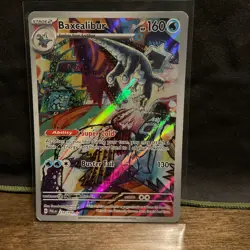 2023 Pokemon SV Paldea Evolved Baxcalibur Illustration Rare #210/193 - Image 1