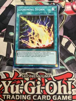 Lightning Storm Prismatic Secret Rare MP22-EN253 Yugioh - Image 2