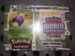 Pokemon 2010 World Championship Deck Yuka Furusawa SELAED Power Cottonweed - Image 1
