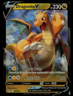 Dragonite V 049/078 Holo V Rare Pokemon GO Pokemon Near Mint - Image 1