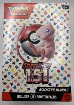 Pokemon TCG Scarlet & Violet 151 Booster Bundle Factory Sealed 6 Packs - Image 1