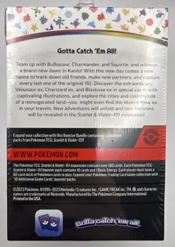 Pokemon TCG Scarlet & Violet 151 Booster Bundle Factory Sealed 6 Packs - Image 3