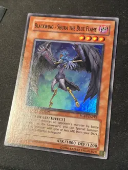 Blackwing - Shura the Blue Flame - RGBT-ENPP2 - NM/M Super Rare Yugioh - Image 2