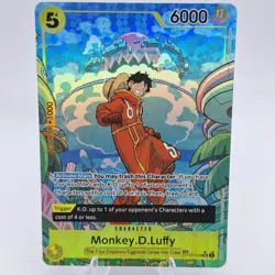 OP07-109 Egghead Luffy Treasure Rare TR SR Alt Art One Piece Card TCG English - Image 2
