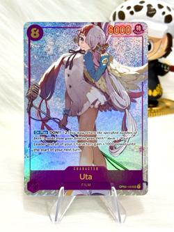 Uta OP02-120 SEC (Alt Art) Paramount War One Piece Card English NM/M - Image 1