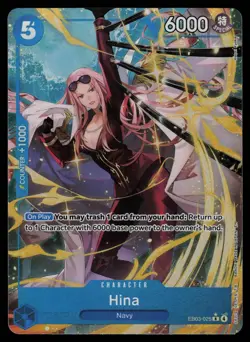 Hina (Alt Art) EB03-025 - One Piece Heroines Edition - Rare (NM) - Image 1