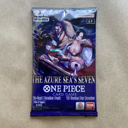 One Piece OP-14 The Azure Sea's Seven Booster Pack New Factory Sealed ENGLISH - Image 1
