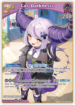 La+ Darknesss 39 Cards Deck hololive OFFICIAL CARD GAME ENGLISH - Image 3