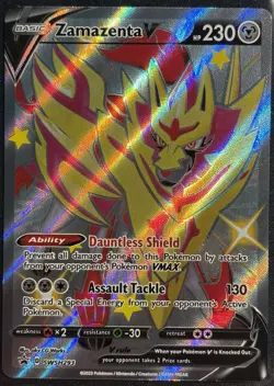 Zamazenta V SWSH293 - Black Star Promo Pokemon TCG Holo 2023 - NM Card - Image 1