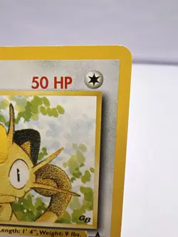 Pokemon Card Meowth JR Stamp Rally Promo 2000 LP/MP Japanese - Image 3