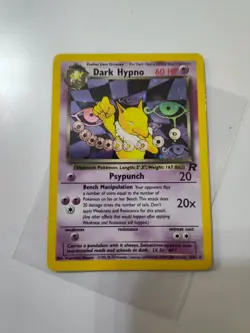 Pokemon DARK HYPNO Card TEAM ROCKET Set 9/82 Holo Rare Vintage WOTC - Image 2