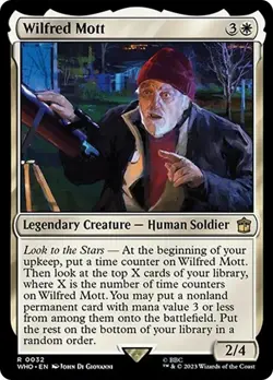 Wilfred Mott NM Doctor Who MTG Magic The Gathering White English Card - Image 1