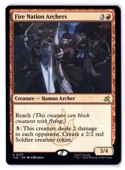 Fire Nation Archers NM* Avatar The Last Airbender: ENGLISH 0237 mtg -UnltdCards - Image 1