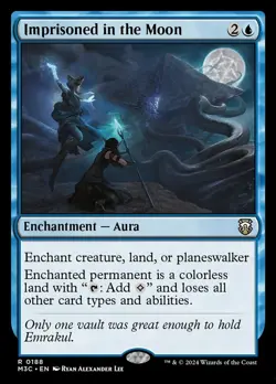 x1 Imprisoned in the Moon R MTG Commander: Modern Horizons 3 M/NM, English - Image 1