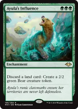MTG Ayula's Influence - Foil, Modern Horizons, Lightly Played, English - Image 1