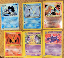 Poke Mon cards card lot Basic set 6 pictured with 60 extras - Image 1
