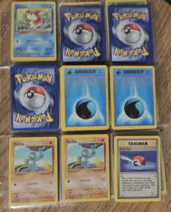 Poke Mon cards card lot Basic set 6 pictured with 60 extras - Image 5